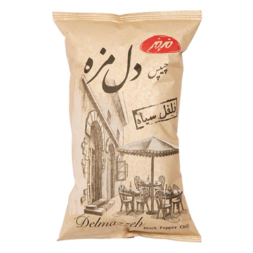 چیپس دل مزه فلفل سیاه 90 گرم